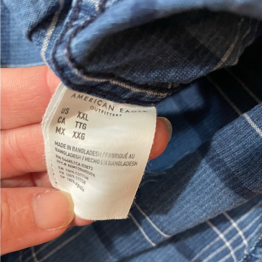 AMERICAN EAGLE Plaid Button-down - image 8